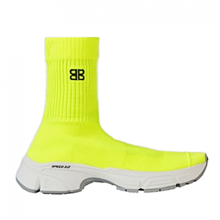 발렌시*가 BALENCIAGA 스피드 러너 3.0 스니커즈 - 옐로우