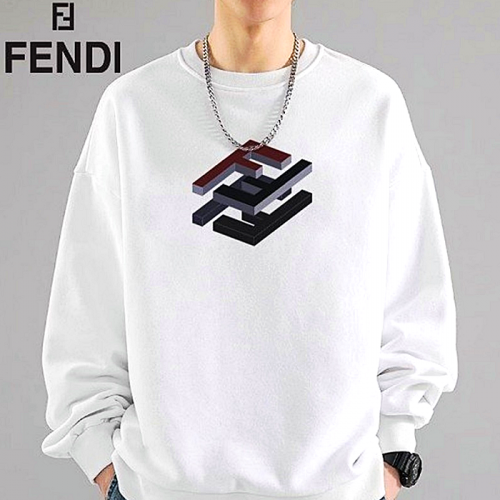 FENDI FF 3D 블록 패턴  밍크양기모 티셔츠