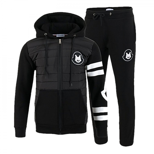 MONCLER M자수 후드 패딩집업 SET