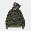 BAPE 1ST 카모 샤크 풀 짚 집업 후디 후드티