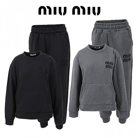 미우 MIUMIU 로고포켓 셋업 SET