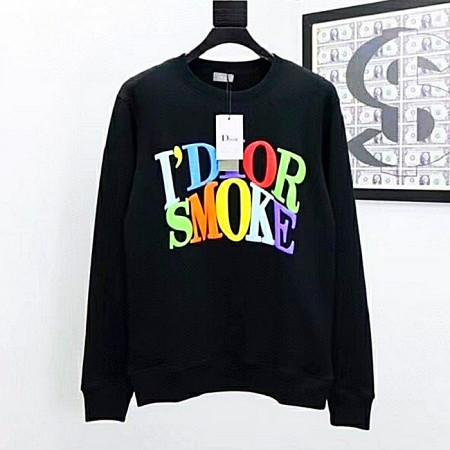 DIOR 레인보우 나염 맨투맨