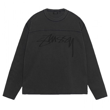 스투시 STUSSY 페이드 로고드 롱슬리브