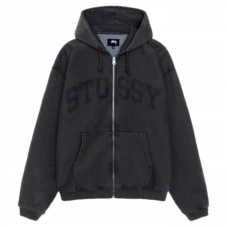 스투시 STUSSY 페이드 로고드 후디집업