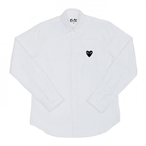 꼼데 COMME des GARÇONS 하트 화이트 셔츠