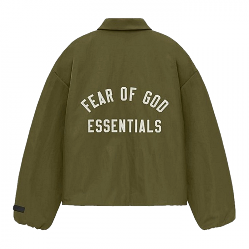 FEAR OF GOD ESSENTIALS 텍스쳐드 나일론 필드자켓