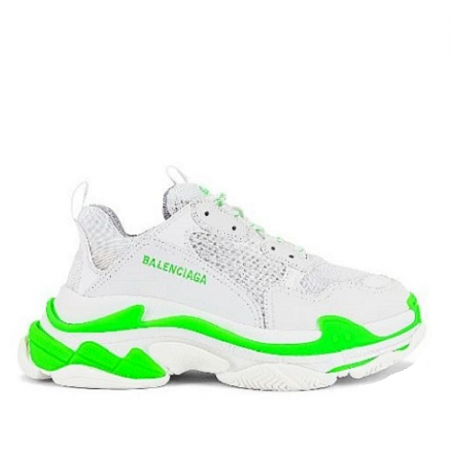 발렌시*가 BALENCIAGA  트리플S 네온 스니커즈