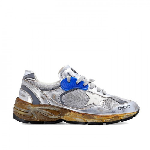 골든구스 대드스타 스니커즈 실버/블루 -조세호등 해외셀럽착용