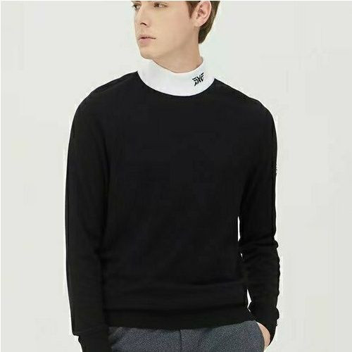 PX* 맨즈 컬러 블럭 터틀넥 티셔츠