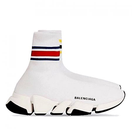 BALENCIAGA 스피드러너 2.0 화이트&멀티컬러 리사이클드