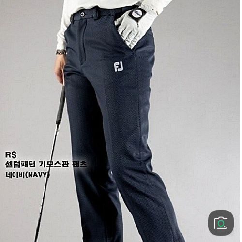 (국내배송) FOOTJOY GOLF 셀럽 패턴 기모스판 팬츠