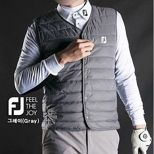 (국내배송) FOOTJOY GOLF 브이넥 경량 다운 조끼