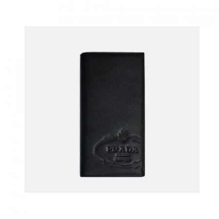 프라다 2020 사피아노 장지갑 블랙