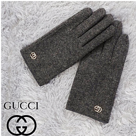구* 마몬트 로고 모직 장갑