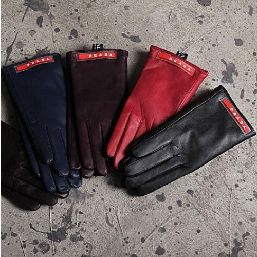 프*다 PRADA 여성용 가죽장갑