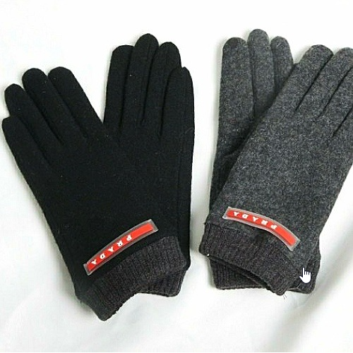 프*다 PRADA 리플렛 울 장갑