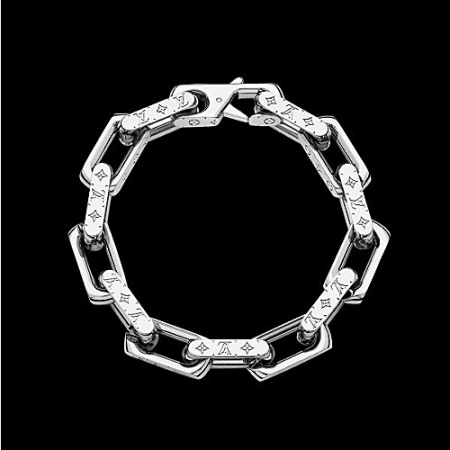 LOUIS VUITTON 버질아블로 모노그램 체인 팔찌