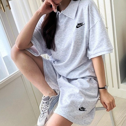 NIKE 카라 반바지 셋업 SET