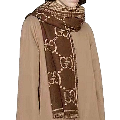 GUCCI 양면 GG로고 패턴 캐시미어 머플러