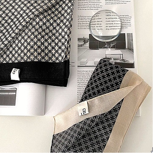 셀*느롱 와이드 숄 스카프