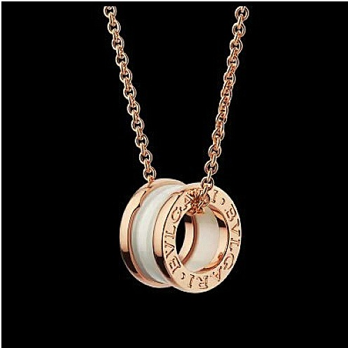 불*리 BULGAR 비제로원 펜던트 네크리스 - 화이트