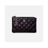 샤넬 레더 동전.카드지갑 CHAW0041 15cm 블랙