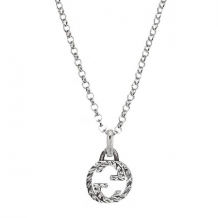 GUCCI 인터로킹 G 펜던트 목걸이