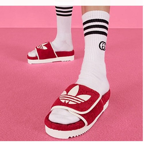 아디다스 x GUCCI GG 플랫폼 샌들