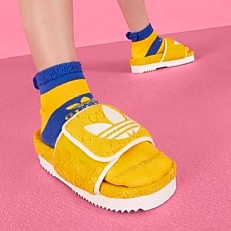 아디다스 x GUCCI  GG 플랫폼 샌들