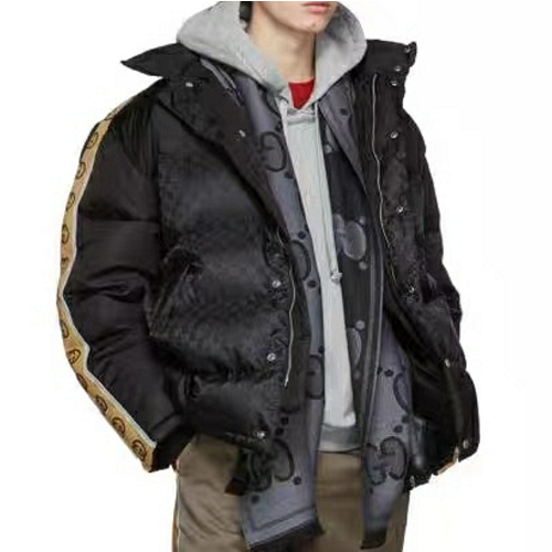 구찌 GG 자카드 나일론 패딩 코트