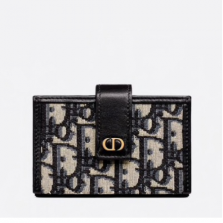 디올 오블리크 아코디언 카드 지갑