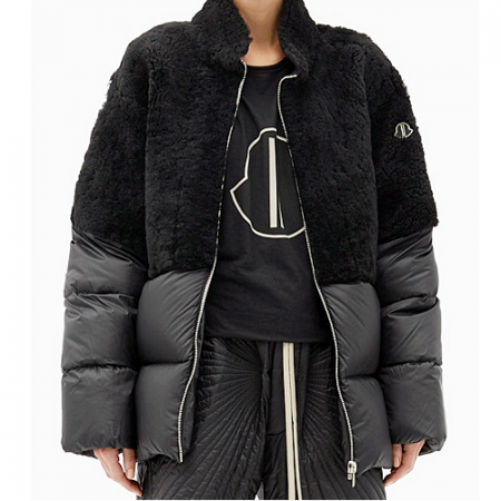 몽클레어 X 릭오웬스 코요테 퀼트시어링 다운자켓