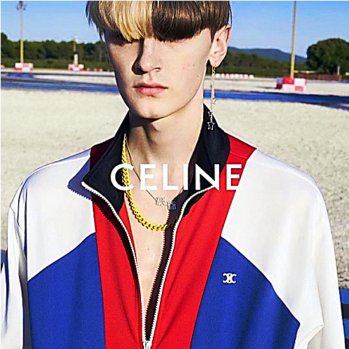 셀린* 컬러블럭 트랙자켓