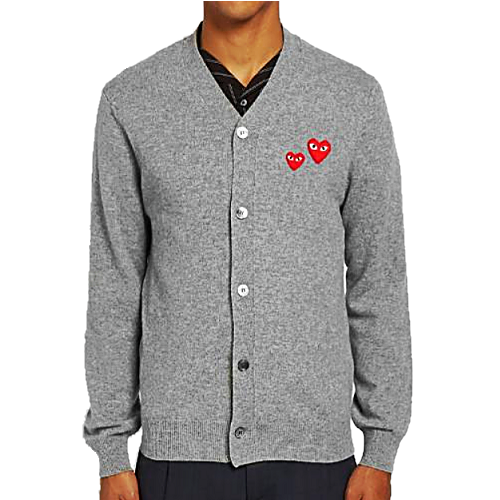 꼼데가*송 플레이 가디건 ( 패치 5Type )