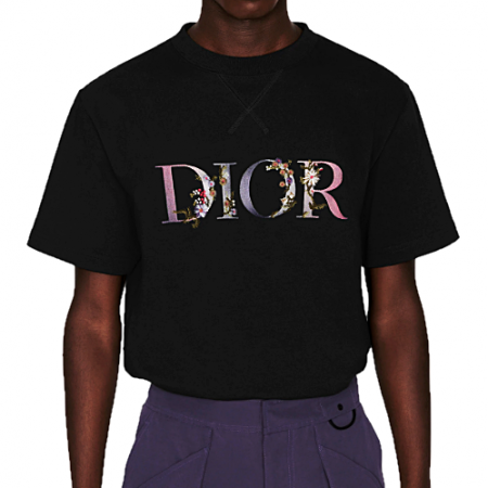 디* DIOR FLOWERS 모티브 티셔츠