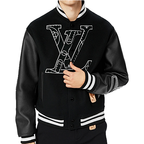 루이비통 레더 NBA 바스켓볼 재킷
