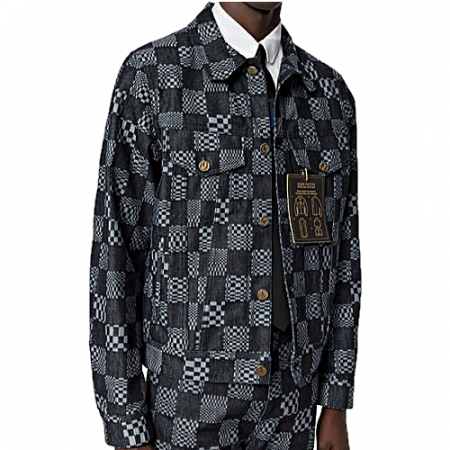 루이비통 디스토티드 다미에 데님 자켓