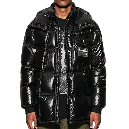 몽클레어 지니어스 ANTHEMY 포켓 다운 패딩 - 블랙