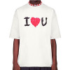 발렌*** I LOVE U 크루넥 티셔츠