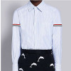 톰브** 옥스포드 스트라이프 RWB 암밴드 셔츠