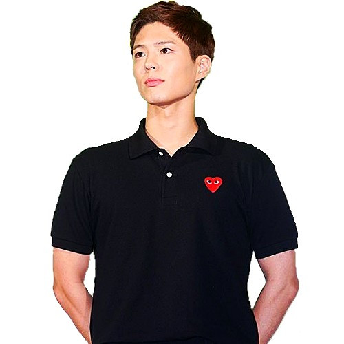 꼼데가*송 카라 티셔츠