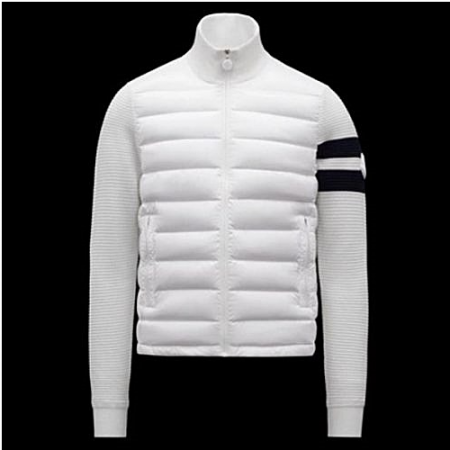 몽클*어 MONCLER 울 나일론 니트다운 패딩