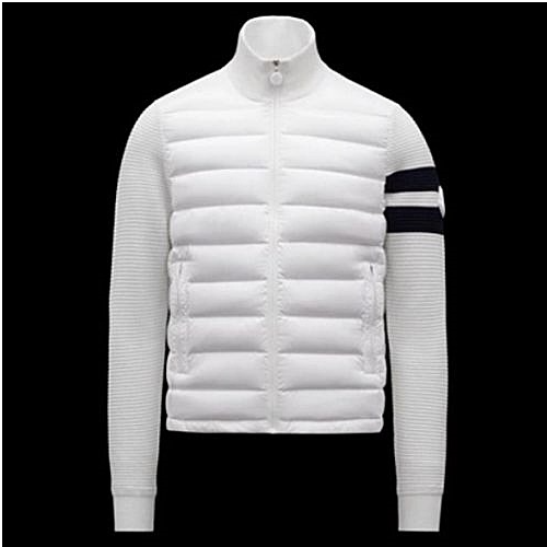 몽클*어 MONCLER 울 나일론 니트다운 패딩
