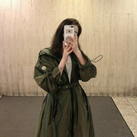 몽클** 워싱턴 바람막이 - 카키