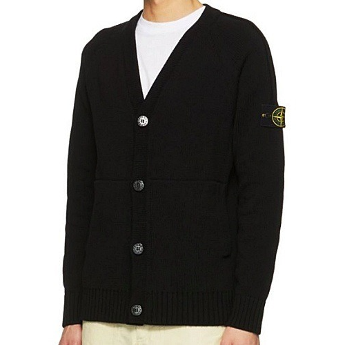 스톤아일랜드 STONE ISLAND 와펜 로고 니트 가디건