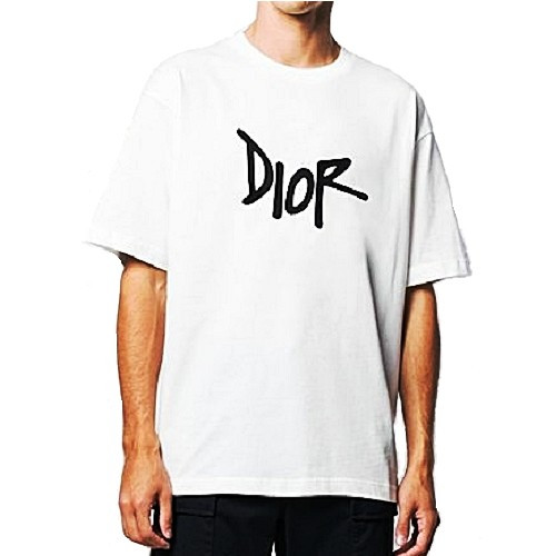 디* DIOR 로고 크루넥 티셔츠