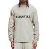 ESSENTIALS 프론트 로고 롱슬리브 티셔츠 (4color)