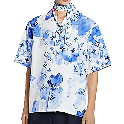 루이** 모노그램 워터컬러 셔츠