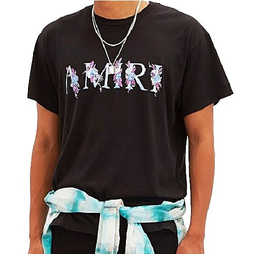 아미* AMIRI 플로랄로고 티셔츠