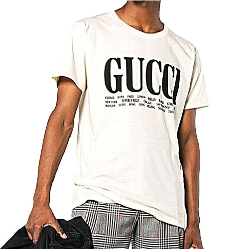 구* GUCCI CITY 로고 티셔츠
